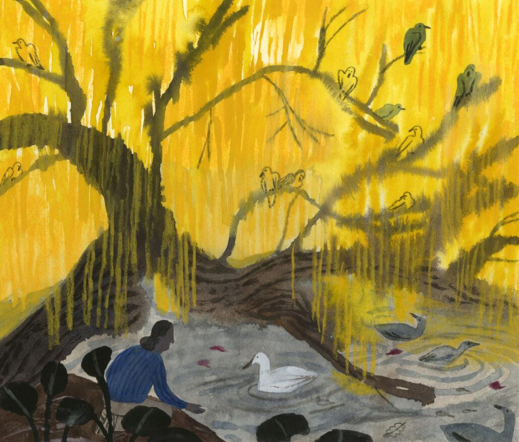 charlotte-ager-yellow-kinship-illustrazioni-seriali